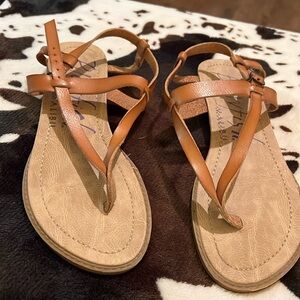 women’s blowfish heeled sandal size 8.5